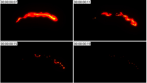 AE模板 手绘火焰元素 Fire Elements Pack 01