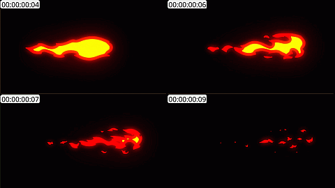 AE模板 手绘火焰元素 Hand Drawn Fire Elements Pack | After Effects 04