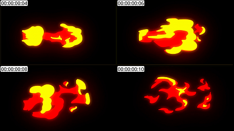 AE模板 手绘火焰元素 Hand Drawn Fire Elements Pack | After Effects 07