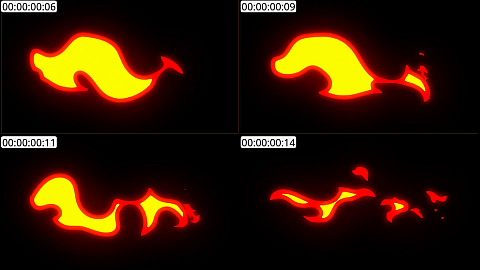 AE模板 手绘火焰元素 Hand Drawn Fire Elements Pack | After Effects 08