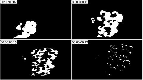 AE模板 卡通手绘烟雾元素 Cartoon Smoke Elements And Transitions | After Effects 04