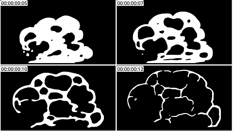 AE模板 卡通手绘烟雾元素 Cartoon Smoke Elements And Transitions | After Effects 09