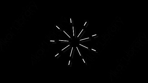 AE模板-Bursts-6扁平MG运动图形线条动画装饰元素