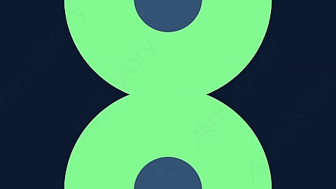 AE模板-Basic-Circles-12扁平MG运动图形线条转场过渡动画