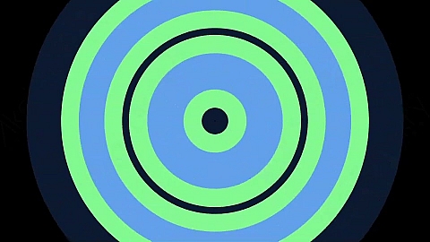 AE模板-Basic-Circles-19扁平MG运动图形线条转场过渡动画