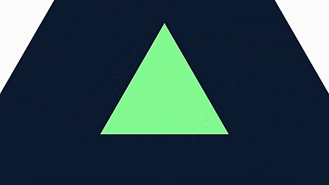 AE模板-Basic-Triangles-2扁平MG运动图形三角形线条转场过渡动画