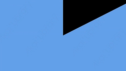 AE模板-Clock-Rectangle-1扁平MG运动图形线条转场过渡动画