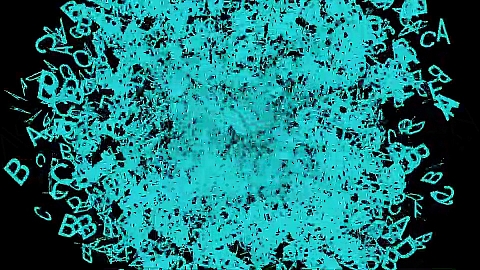 AE模板-Text-Symbols-3扁平MG运动文字符号爆炸转场过渡动画