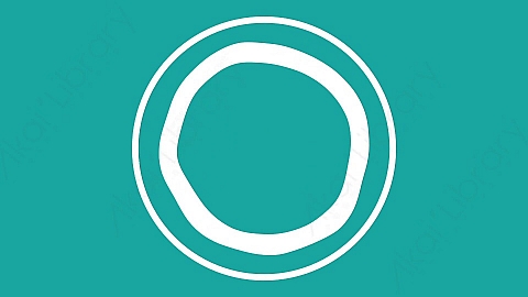 视频素材-V1-Circles-010扁平MG运动图形线条动画装饰元素