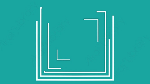 视频素材-V1-Paths-022扁平MG运动图形线条动画装饰元素