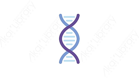 AE模板-MG扁平医疗元素图标Dna