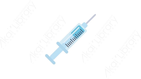 AE模板-MG扁平医疗元素图标Medical syringe医用注射器