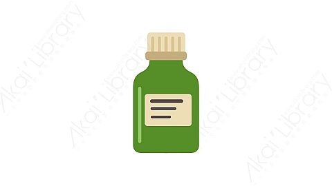 AE模板-MG扁平医疗元素图标Medicine bottle药