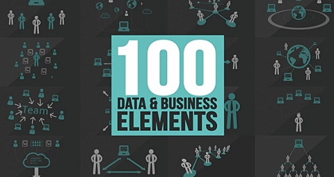 AE模板-120元素图标人物-120 Element Icons People