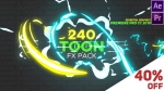 AE模板-卡通特效套装-240 Toon FX Pack