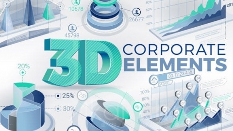 AE模板-三维企业元素-3D Corporate Elements