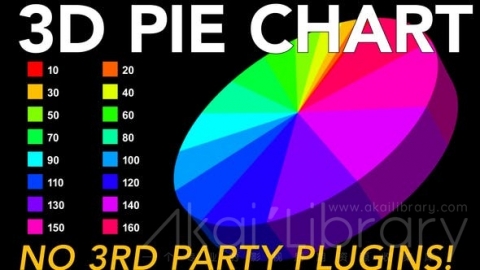 AE模板-3D饼图-不需要插件！-3D Pie Chart – no plugins needed!