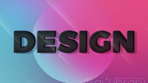 PSD模板-2019年3D文本效果趋势9