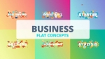 AE模板-商业-排版平面概念-Business – Typography Flat Concept