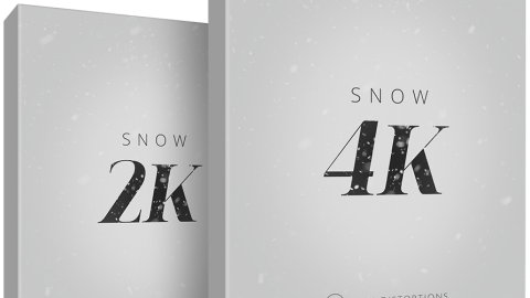 视频素材-自然真实的雪VFX-Snow