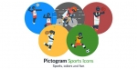 AE模板-符号运动角色工具包-Pictogram Sports Icons