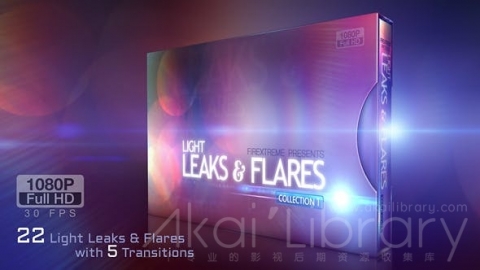 视频素材-漏光耀斑-Leaks & Flares