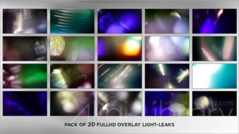 视频素材-20个优雅漏光-Real Elegance Light Leaks