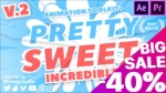 AE模板-可爱的二维动画工具包-Pretty Sweet – 2D Animation Toolkit