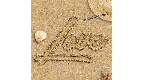 PS动作-模拟沙Sand Text – Photoshop Action