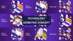 AE模板-技术-等距概念-Technology – Isometric Concept