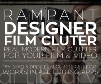 视频素材-设计师电影杂波-DESIGNER FILM CLUTTER