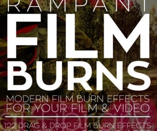 视频素材-电影烧伤光斑-FILM BURNS
