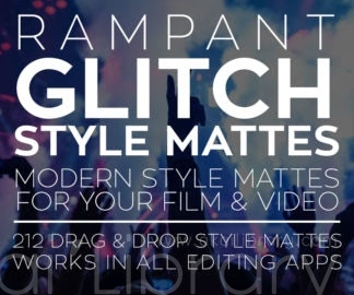 视频素材-故障遮罩包-GLITCH STYLE MATTES