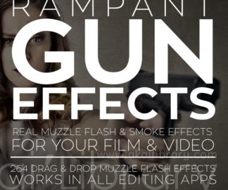 视频素材-枪口火焰闪光烟雾-GUN EFFECTS