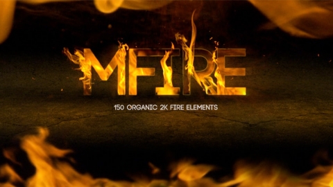视频素材-150个火焰燃烧元素-mFire