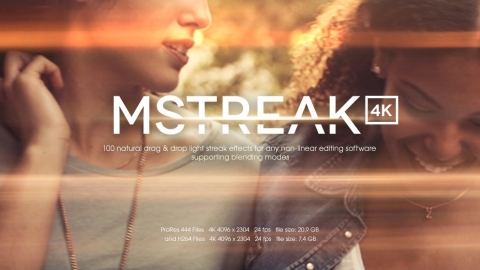 视频素材-横条移动光线光斑-mStreak