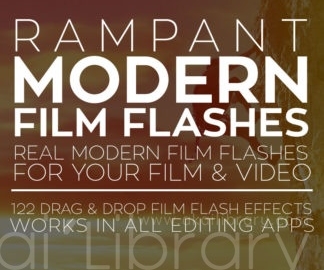 视频素材-现代电影闪光-MODERN FILM FLASHES