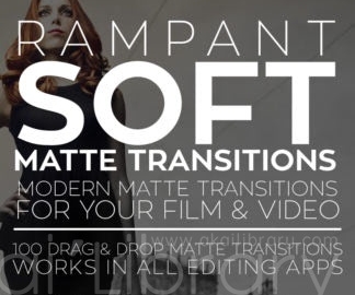 视频素材-柔和的过渡效果-SOFT MATTE TRANSITIONS
