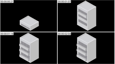 AE模板 建筑 Lopo   Isometric Explainer Kit Icons Buildings 00003 Building 01