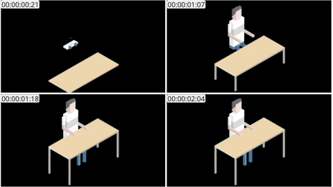 AE模板 男孩青年等距角色 Lopo   Isometric Explainer Kit Character 08
