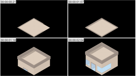 AE模板 建筑 Lopo   Isometric Explainer Kit Icons Buildings 00008 Building 06
