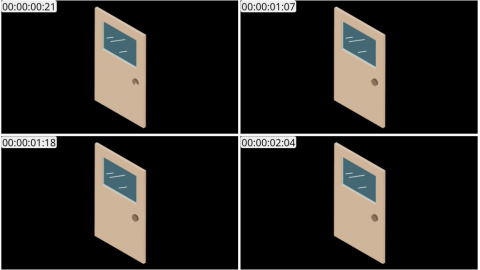 AE模板 门 Lopo   Isometric Explainer Kit Icons Buildings 00017 Door 02