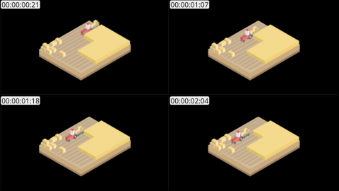 AE模板 农场 Lopo   Isometric Explainer Kit Icons Buildings 00026 Farm 06