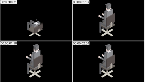 AE模板 职场男性白领等距角色 Lopo   Isometric Explainer Kit Character 32
