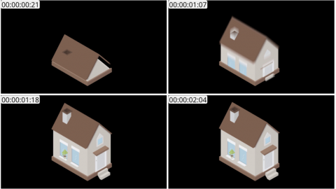 AE模板 房子 Lopo   Isometric Explainer Kit Icons Buildings 00038 House