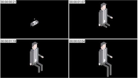 AE模板 职场男性白领等距角色 Lopo   Isometric Explainer Kit Character 40