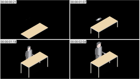 AE模板 职场男性白领等距角色 Lopo   Isometric Explainer Kit Character 41