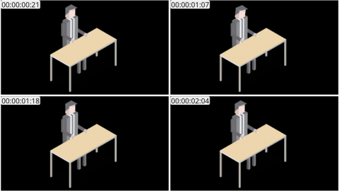 AE模板 职场男性白领等距角色 Lopo   Isometric Explainer Kit Character 42