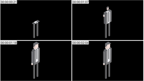 AE模板 职场男性白领等距角色 Lopo   Isometric Explainer Kit Character 43