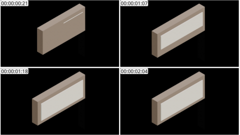 AE模板 门牌等距图标 Lopo   Isometric Explainer Kit Icons 00047 door sign